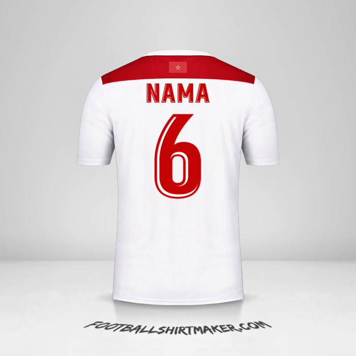 Jersey Maroko AFCON 2019 Alternatif -  nama - 6