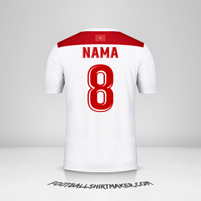 Jersey Maroko AFCON 2019 Alternatif -  nama - 8