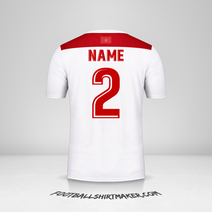 Jersey Morocco AFCON 2019 Away -  name - 2