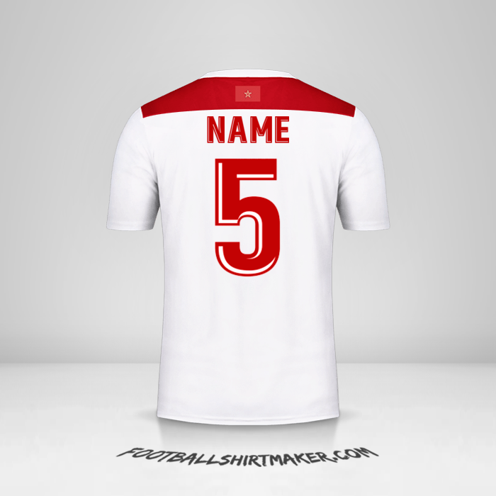 Jersey Morocco AFCON 2019 Away -  name - 5