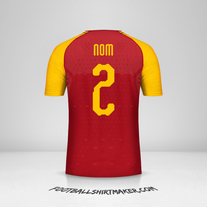 Maillot Ghana 2018/19 -  nom - 2