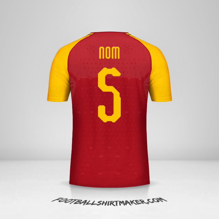 Maillot Ghana 2018/19 -  nom - 5