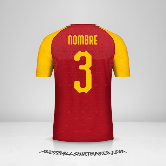 Jersey Ghana 2018/19 -  nombre - 3