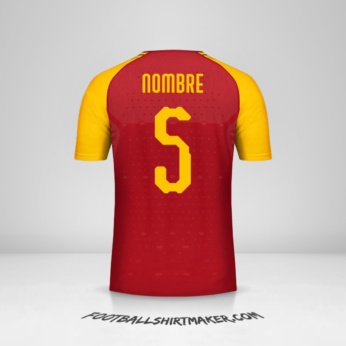 Jersey Ghana 2018/19 -  nombre - 5