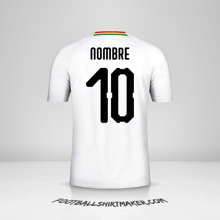 Jersey Ghana 2018/19 Visita -  nombre - 10
