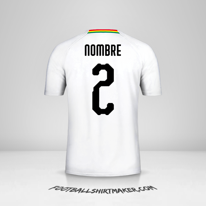 Jersey Ghana 2018/19 Visita -  nombre - 2