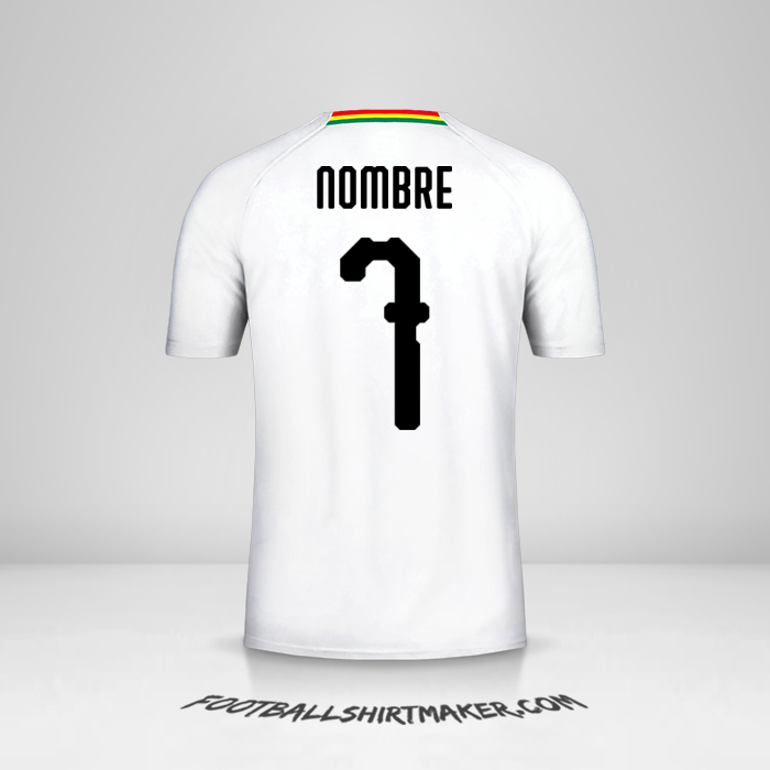 Jersey Ghana 2018/19 Visita -  nombre - 7