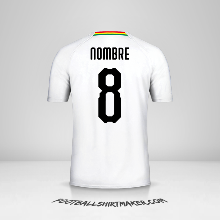 Camiseta Ghana 2018/19 Visita -  nombre - 8