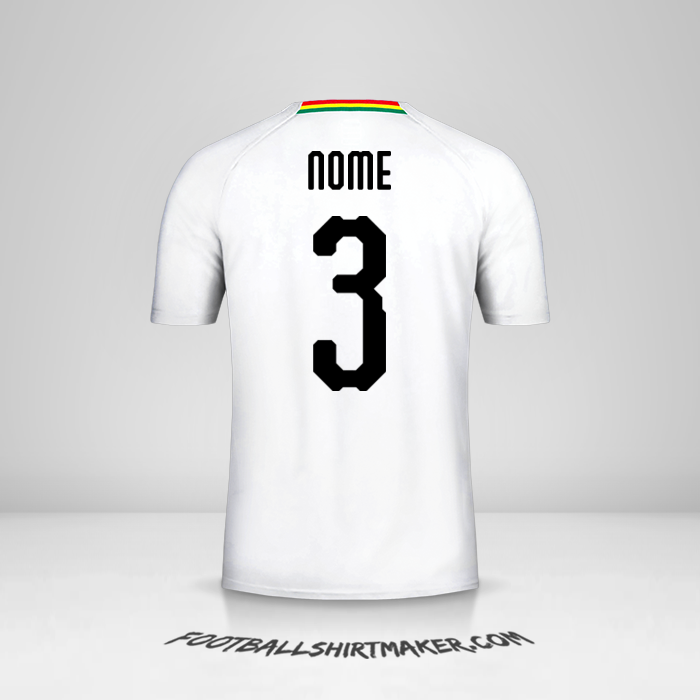 Camisa Gana 2018/19 Alternativa -  nome - 3
