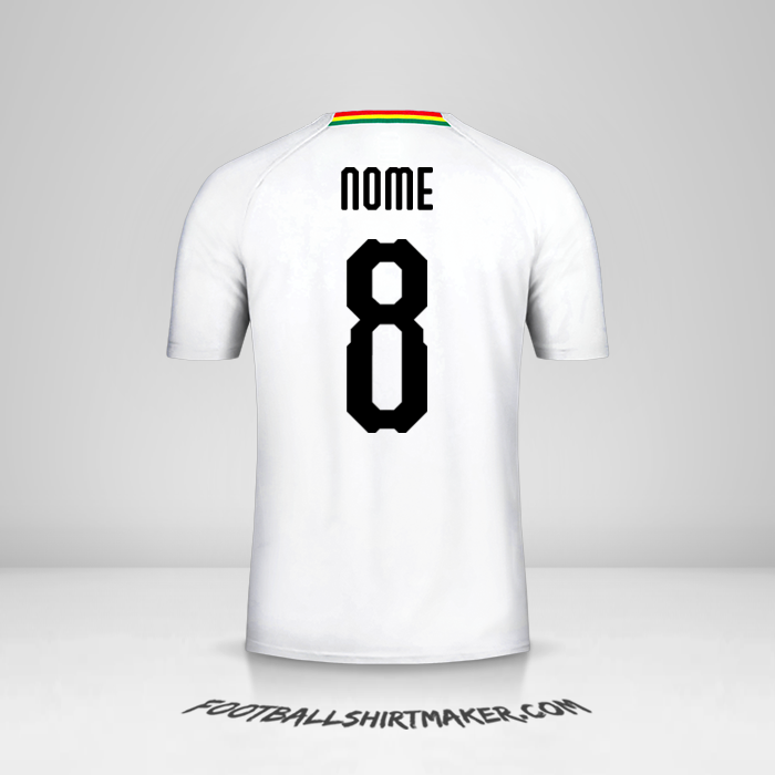 Maglia Ghana 2018/19 Seconda -  nome - 8