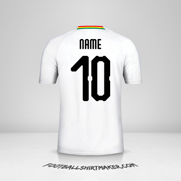 Jersey Ghana 2018/19 Away -  name - 10