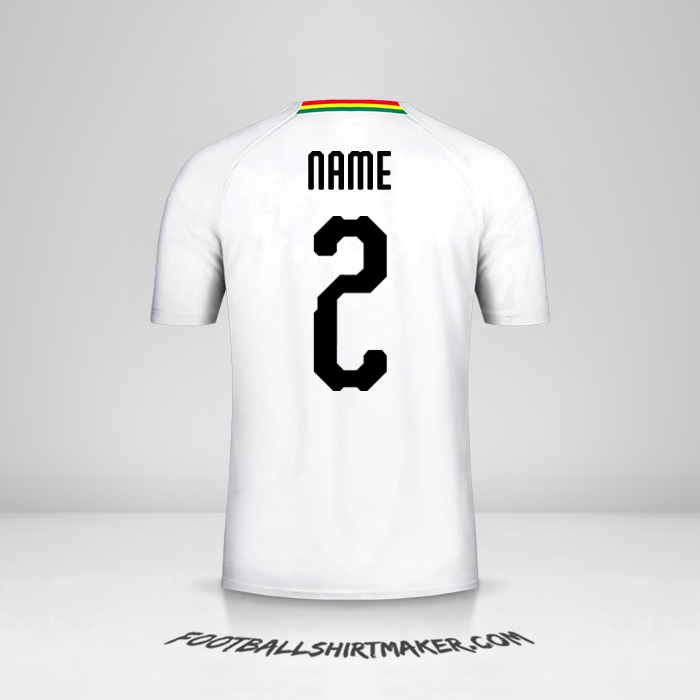 Shirt Ghana 2018/19 Away -  name - 2