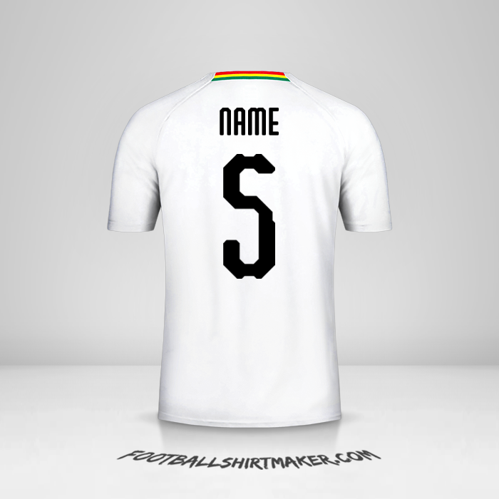 Trikot Ghana 2018/19 Auswärts -  name - 5
