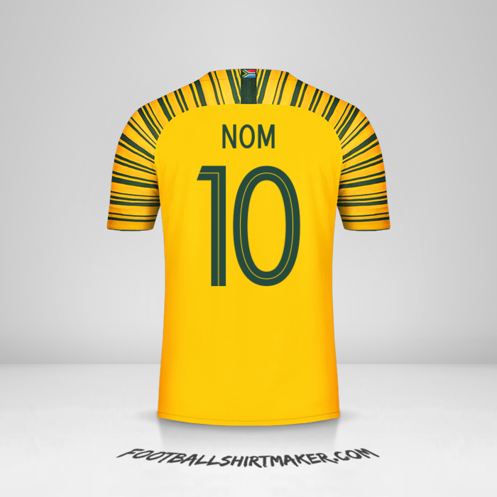 Maillot Afrique du Sud 2018/19 -  nom - 10