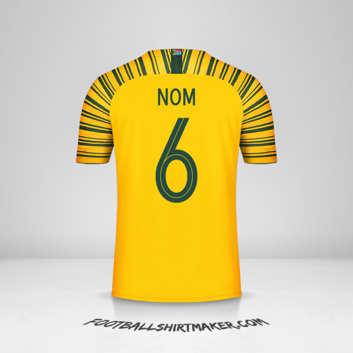 Maillot Afrique du Sud 2018/19 -  nom - 6