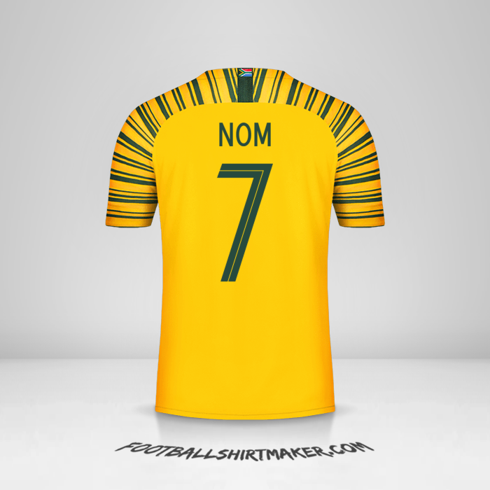 Maillot Afrique du Sud 2018/19 -  nom - 7