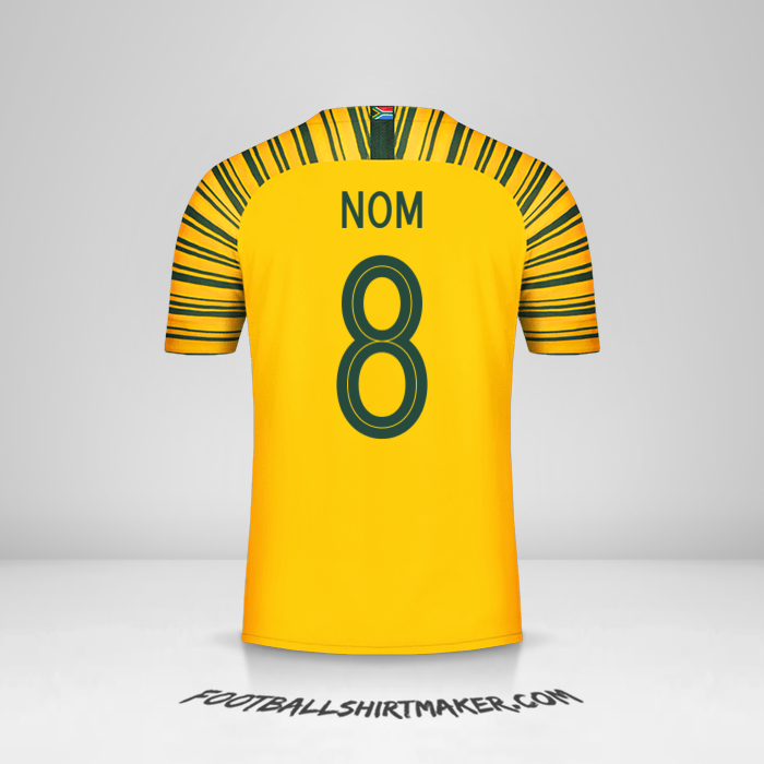 Maillot Afrique du Sud 2018/19 -  nom - 8