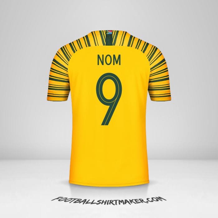 Maillot Afrique du Sud 2018/19 -  nom - 9