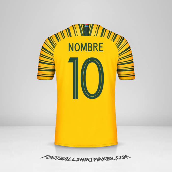 Jersey Sudáfrica 2018/19 -  nombre - 10