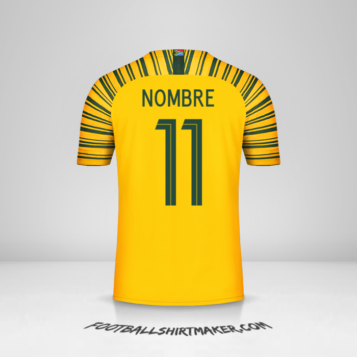 Camiseta Sudáfrica 2018/19 -  nombre - 11
