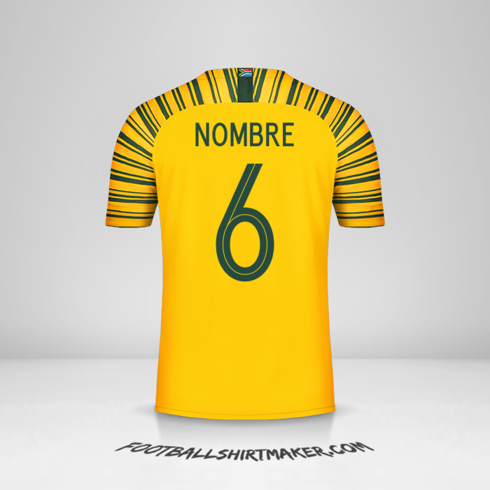 Jersey Sudáfrica 2018/19 -  nombre - 6