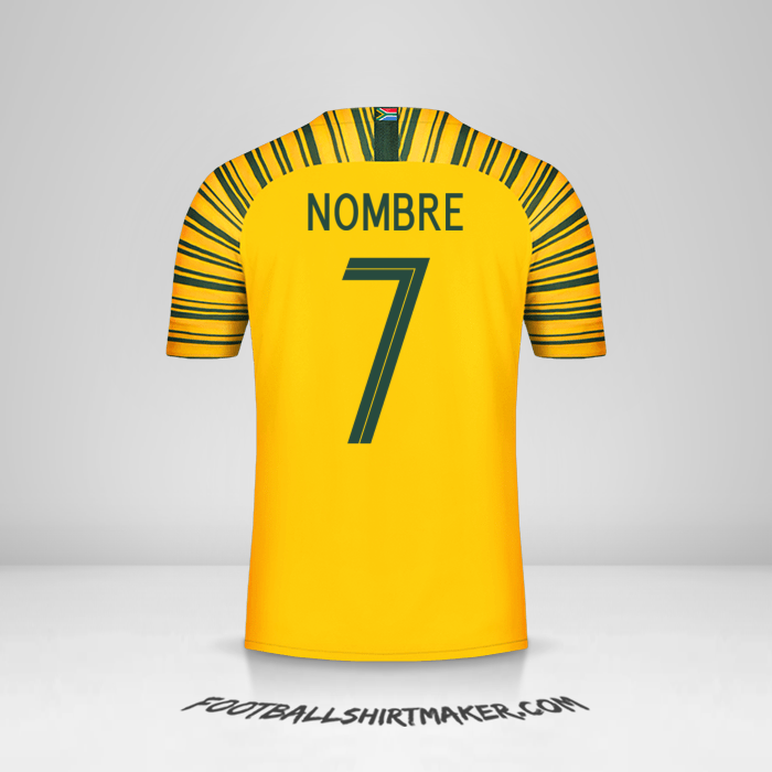 Jersey Sudáfrica 2018/19 -  nombre - 7