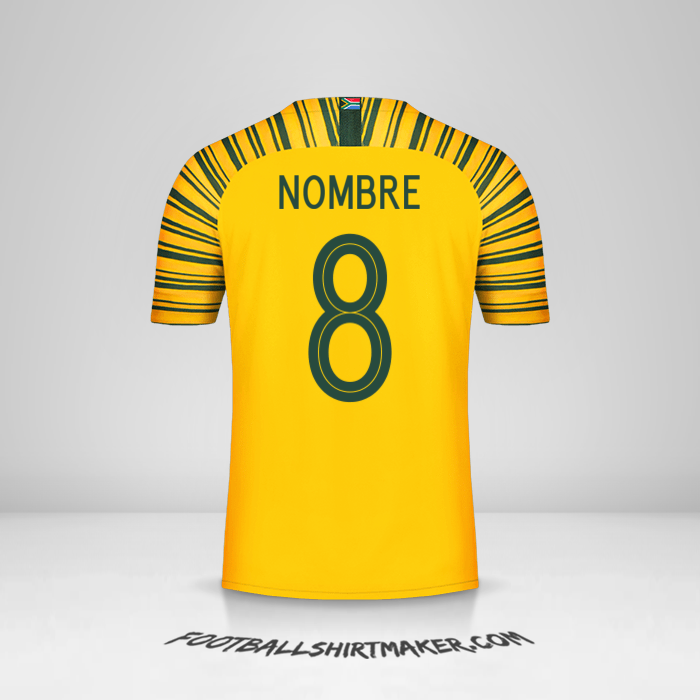 Jersey Sudáfrica 2018/19 -  nombre - 8
