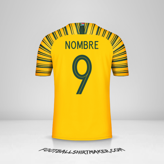 Camiseta Sudáfrica 2018/19 -  nombre - 9