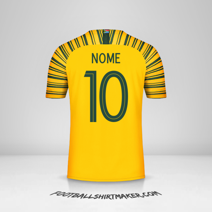 Maglia Sudafrica 2018/19 -  nome - 10