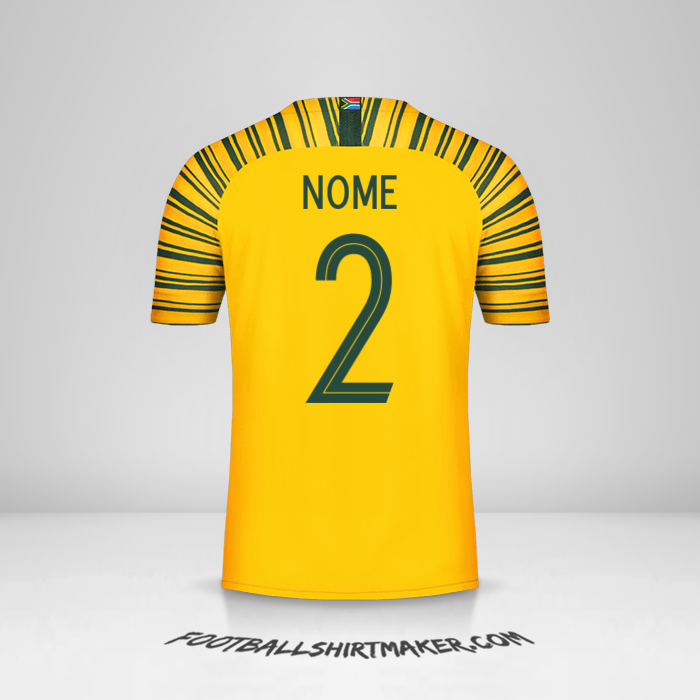 Camisola África do Sul 2018/19 -  nome - 2