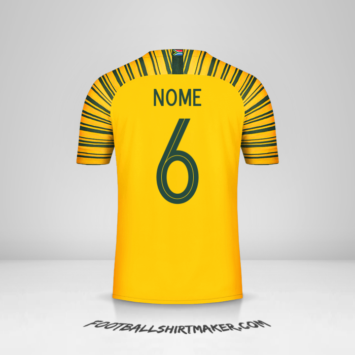 Maglia Sudafrica 2018/19 -  nome - 6