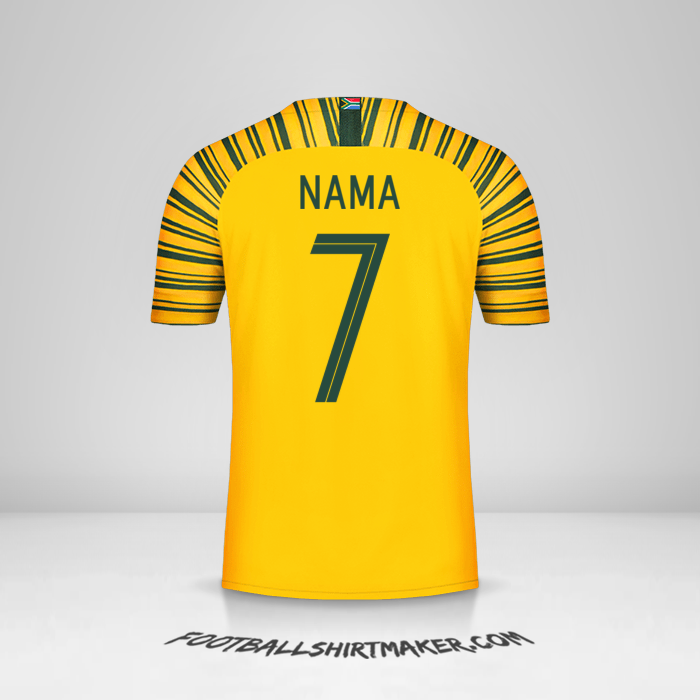 Jersey Afrika Selatan 2018/19 -  nama - 7