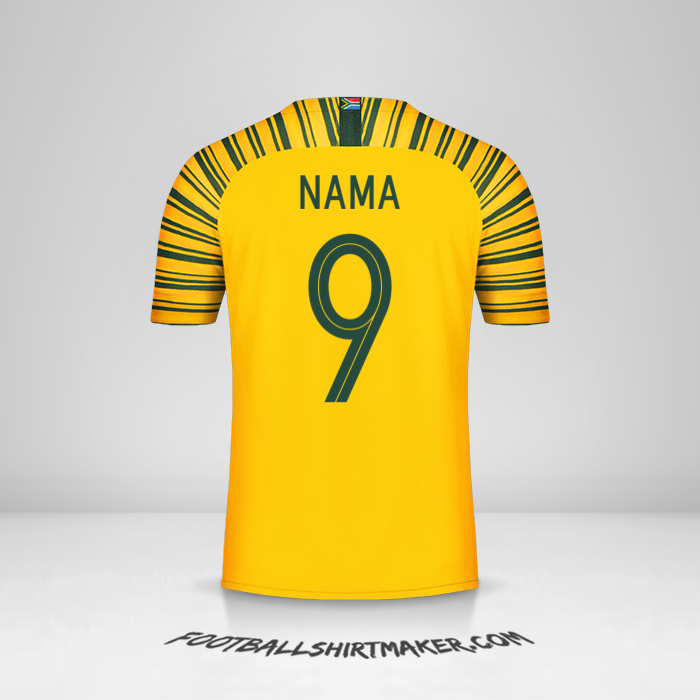 Jersey Afrika Selatan 2018/19 -  nama - 9