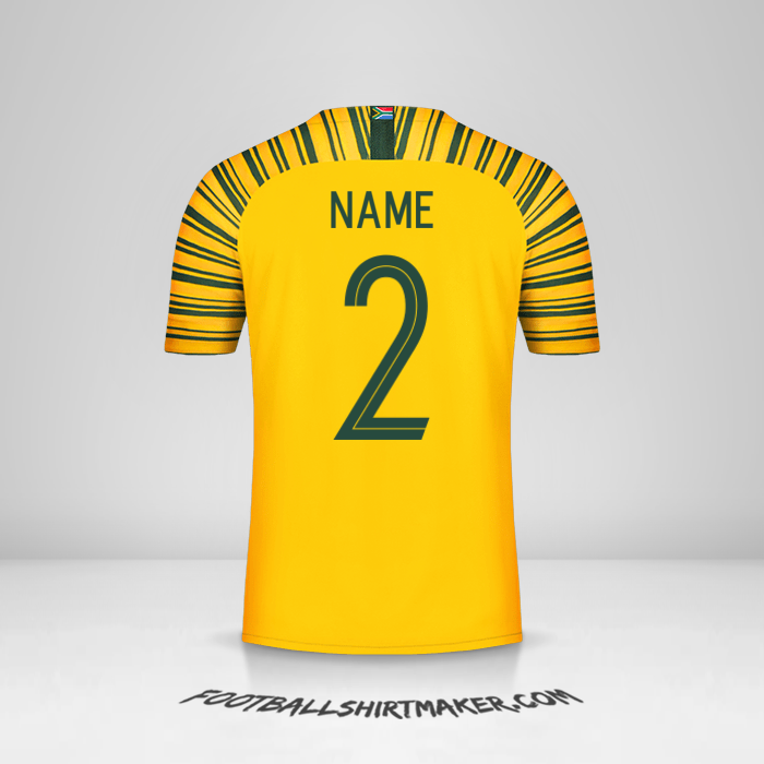 Trikot Südafrika 2018/19 -  name - 2