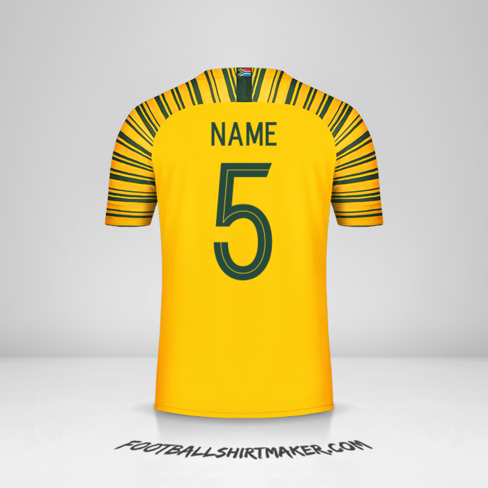 Trikot Südafrika 2018/19 -  name - 5