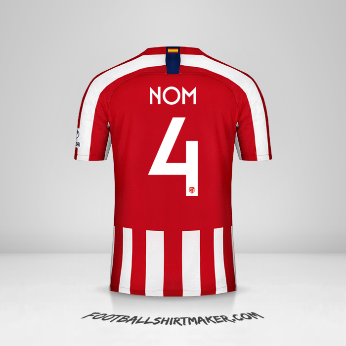 Maillot Atletico Madrid Cup 2019/20 -  nom - 4