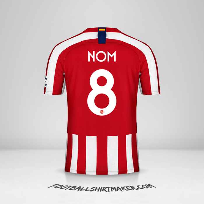 Maillot Atletico Madrid Cup 2019/20 -  nom - 8
