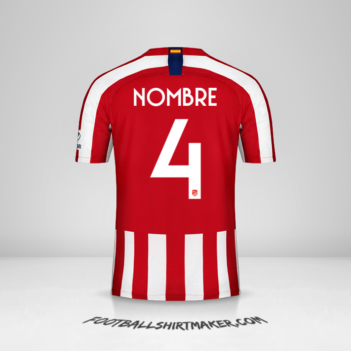 Jersey Atletico Madrid Cup 2019/20 -  nombre - 4