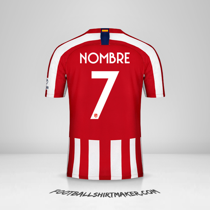 Jersey Atletico Madrid Cup 2019/20 -  nombre - 7