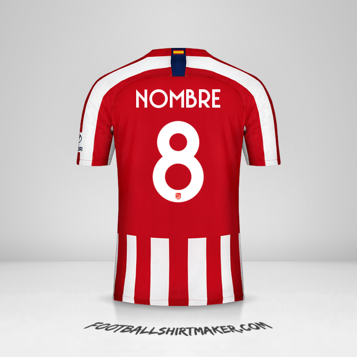Jersey Atletico Madrid Cup 2019/20 -  nombre - 8