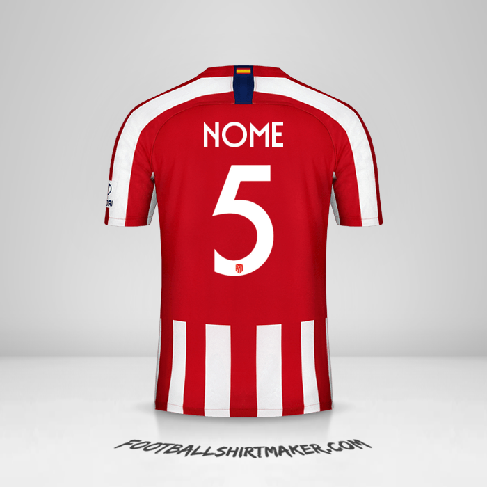 Maglia Atletico Madrid Cup 2019/20 -  nome - 5