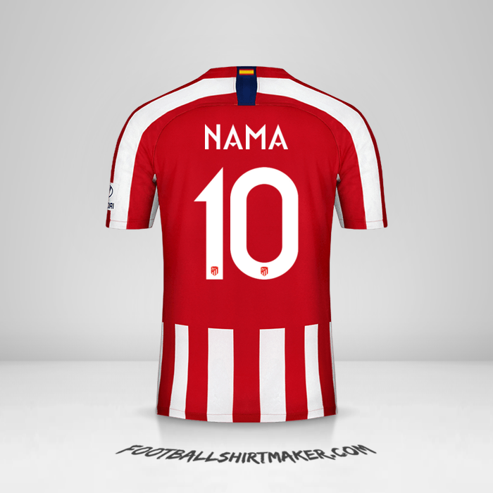 Jersey Atletico Madrid Cup 2019/20 -  nama - 10