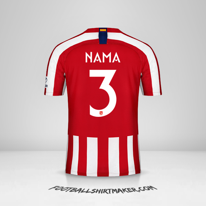 Jersey Atletico Madrid Cup 2019/20 -  nama - 3