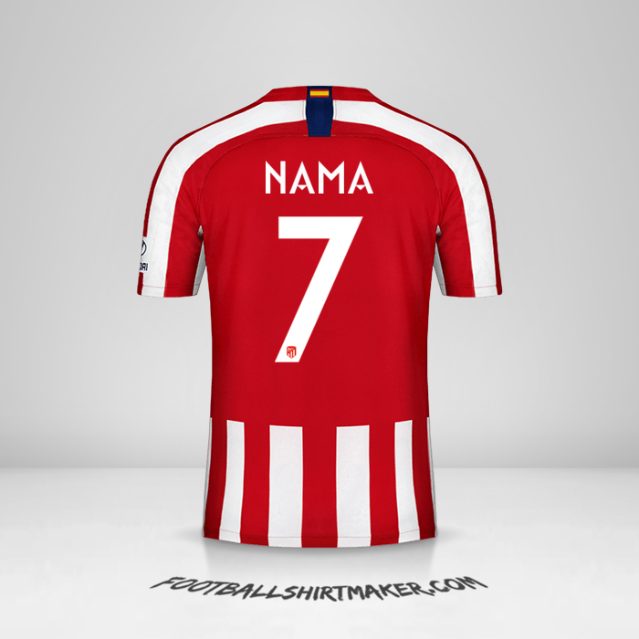 Jersey Atletico Madrid Cup 2019/20 -  nama - 7