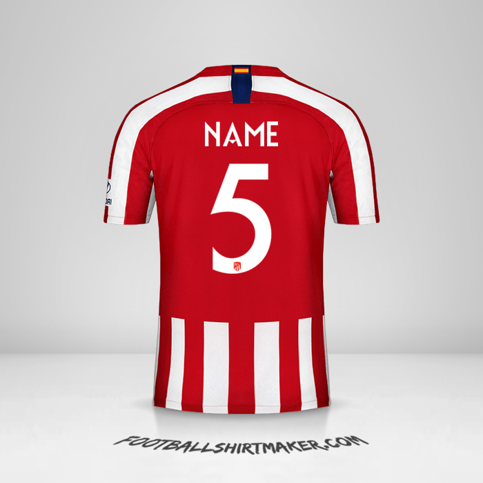 Shirt Atletico Madrid Cup 2019/20 -  name - 5