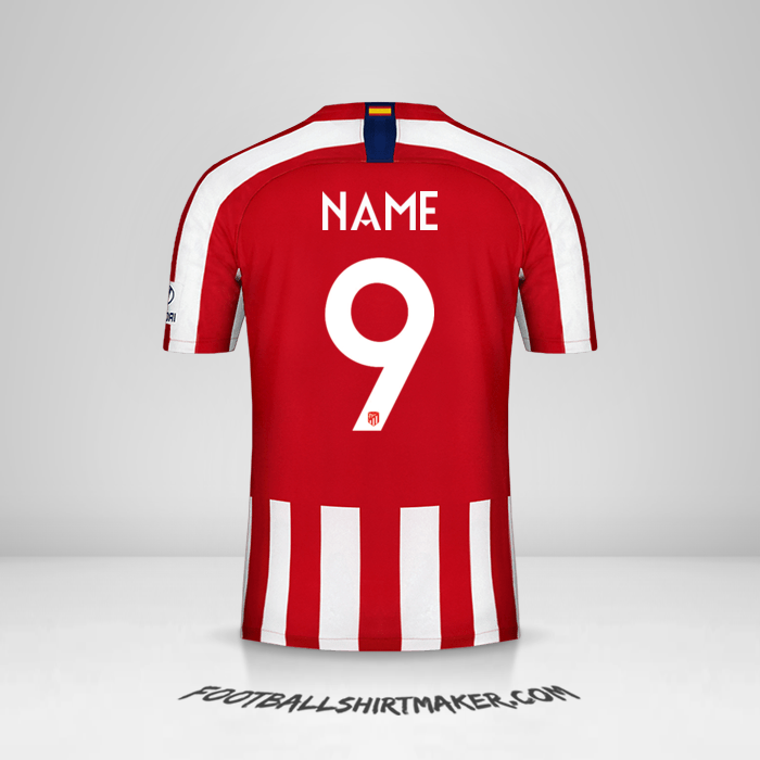 Shirt Atletico Madrid Cup 2019/20 -  name - 9