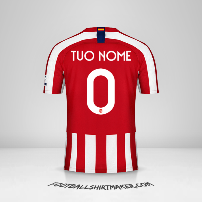 Maglia Atletico Madrid Cup 2019/20 -  tuo nome - 0