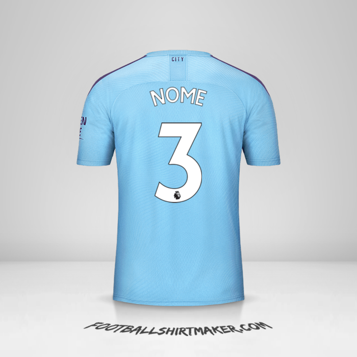 Camisola Manchester City 2019/20 -  nome - 3