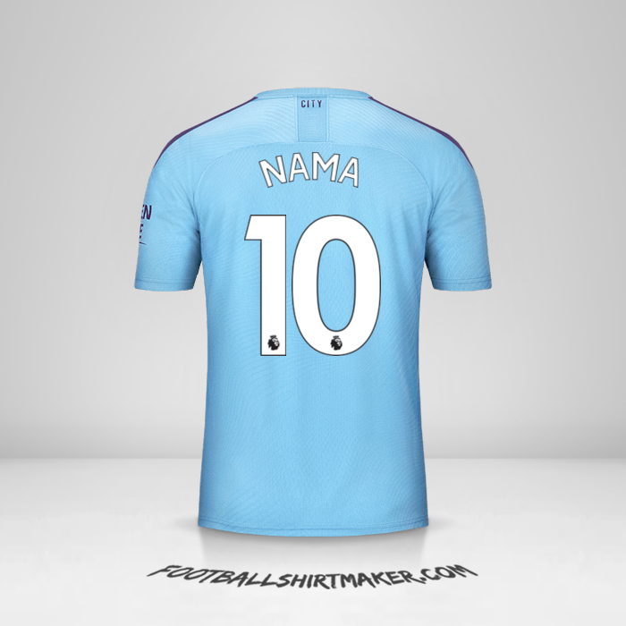 Jersey Manchester City 2019/20 -  nama - 10