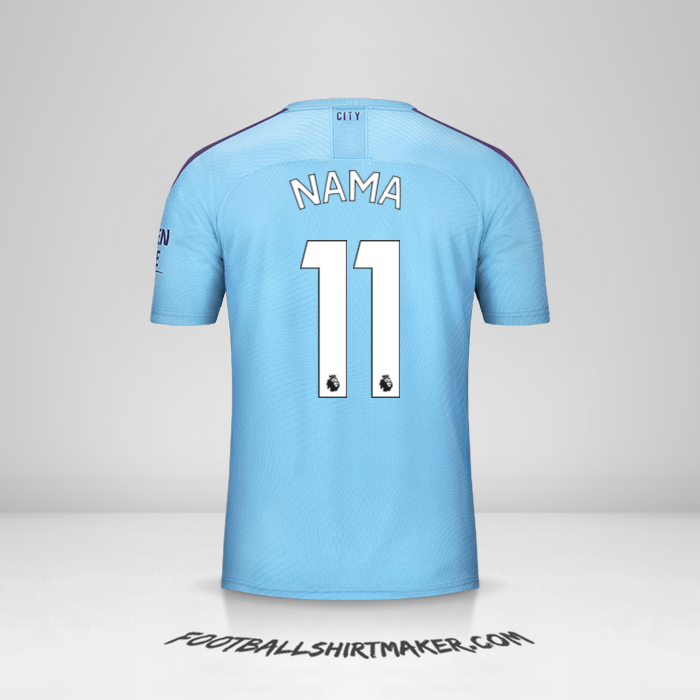 Jersey Manchester City 2019/20 -  nama - 11